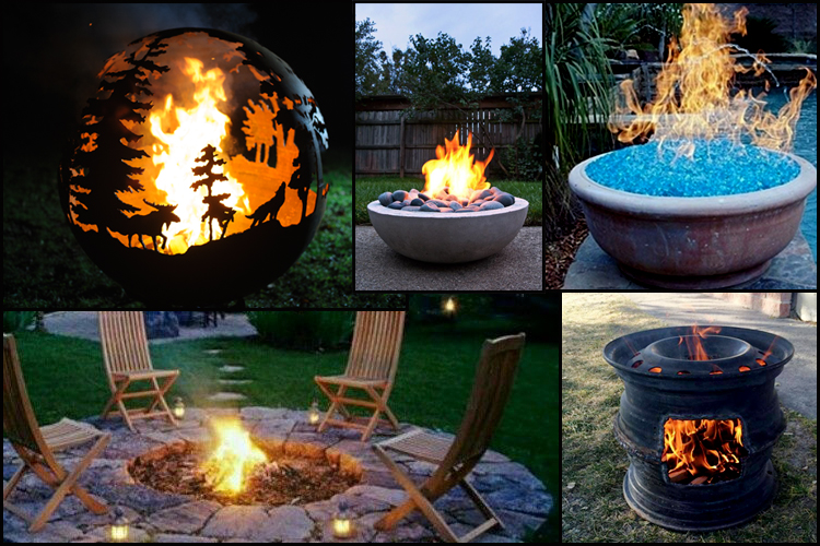 Outdoor Fire pit and Brazier ideas