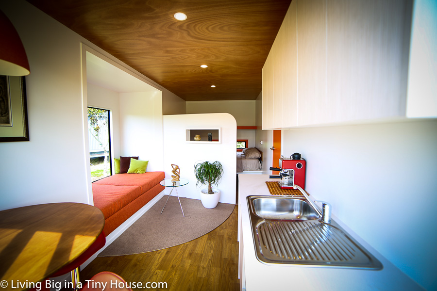 Inside the 20ft Shipping Container Home