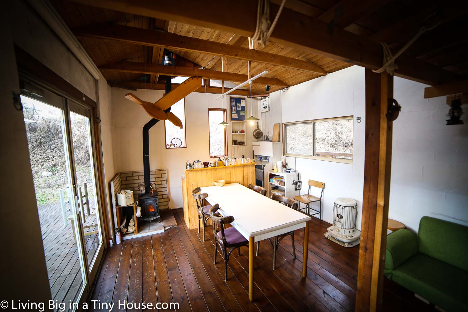 Majestic Off-Grid Cabin In The Japanese