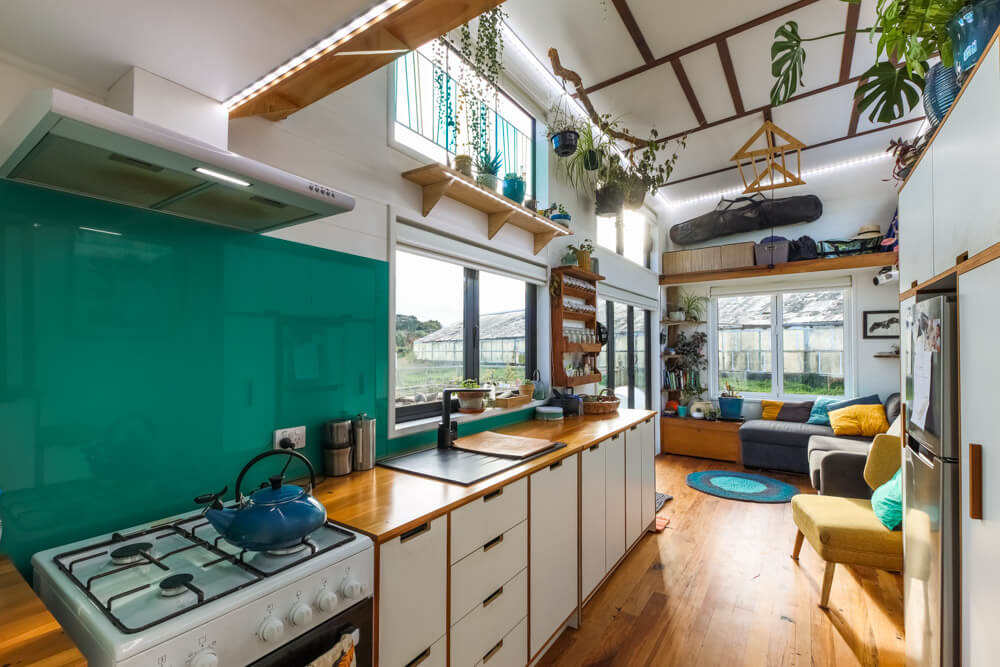 Living Big in a Tiny House - Is This The Coolest DIY Tiny House EVER?!