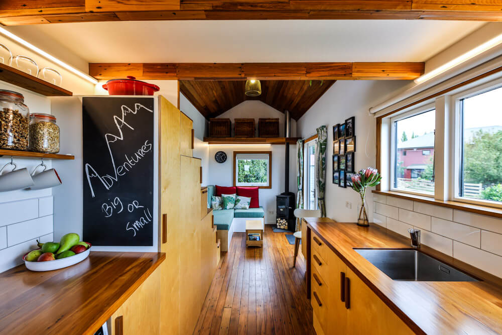 Living Big in a Tiny House - This Couple's DIY Tiny House Is A Real Stunner