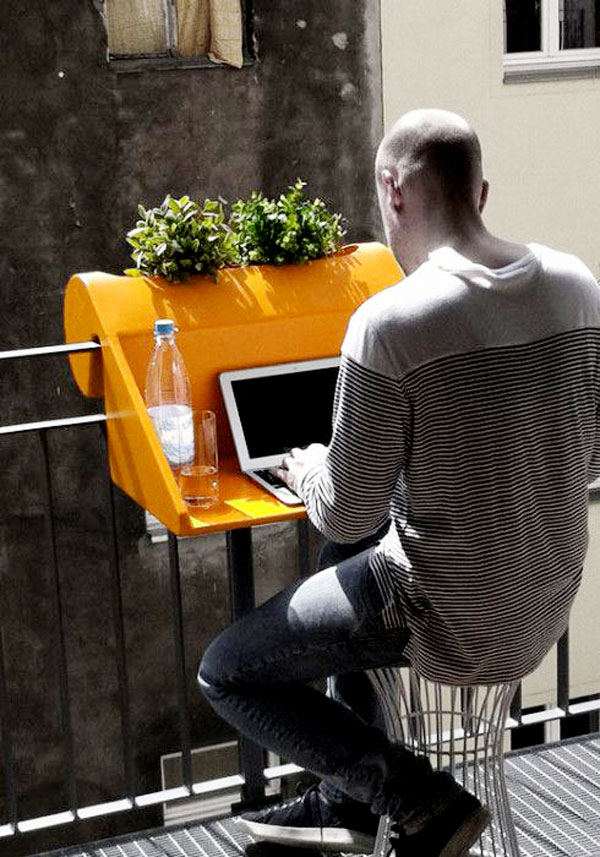 Balcony Desk Garden