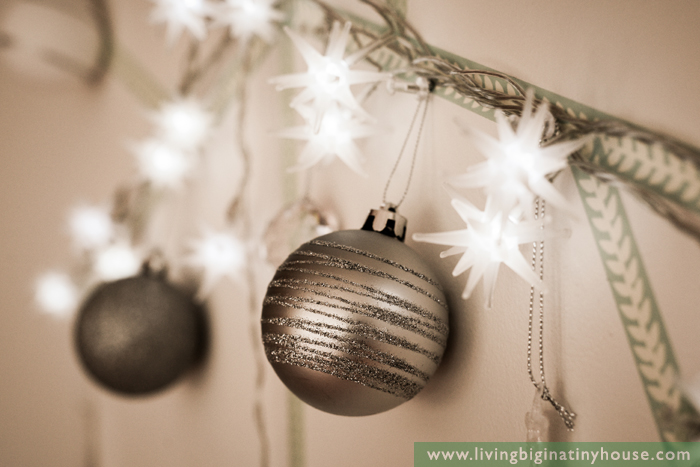 Space Saving Christmas Tree Lights