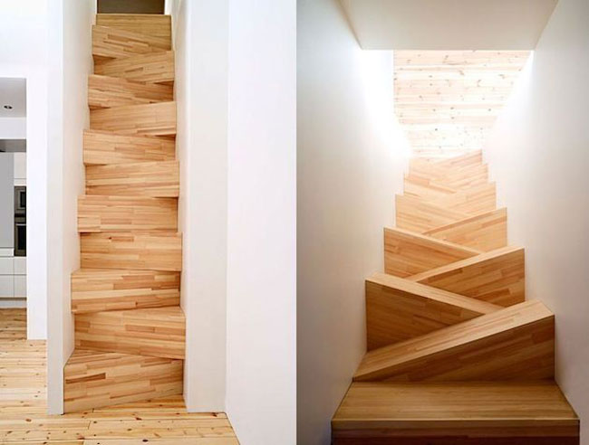 Unique Shape Stairs