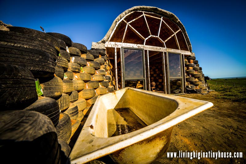 Even an outdoor hot tub!