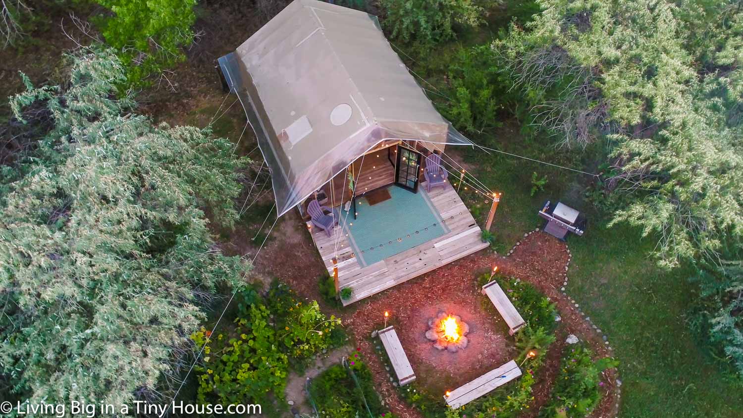 Tiny house tent hotsell