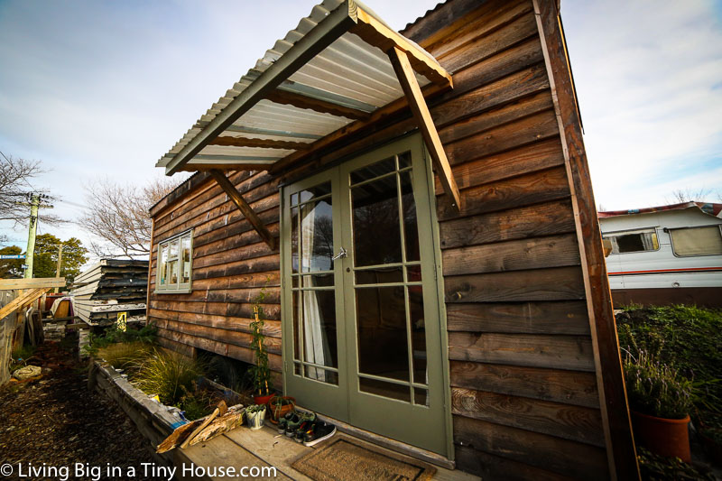Living Big in a Tiny House - Young Woman Builds Beautiful Recycled Tiny
