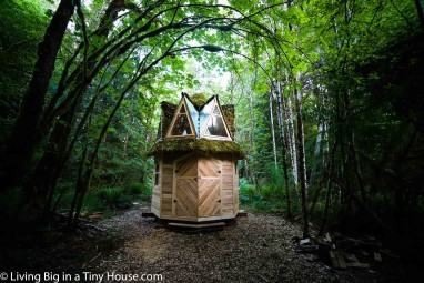 Living Big in a Tiny House - This Enchanting Cabin in the Forest