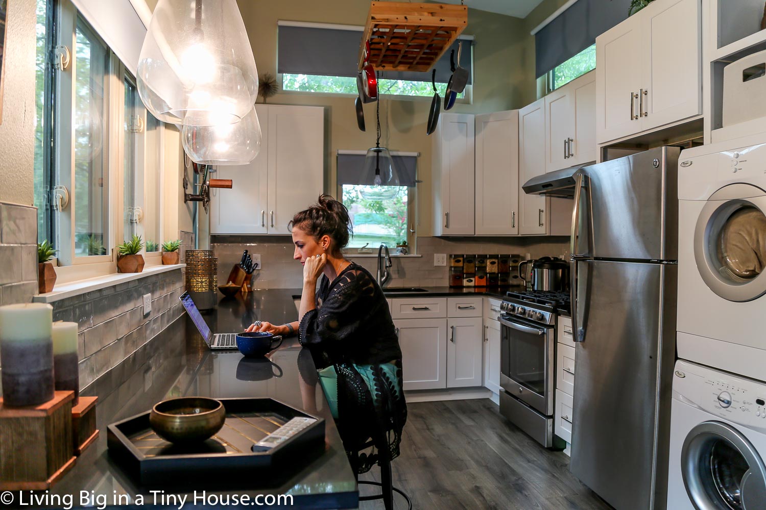 Living Big in a Tiny House - Musician’s Incredible Modern Tiny House