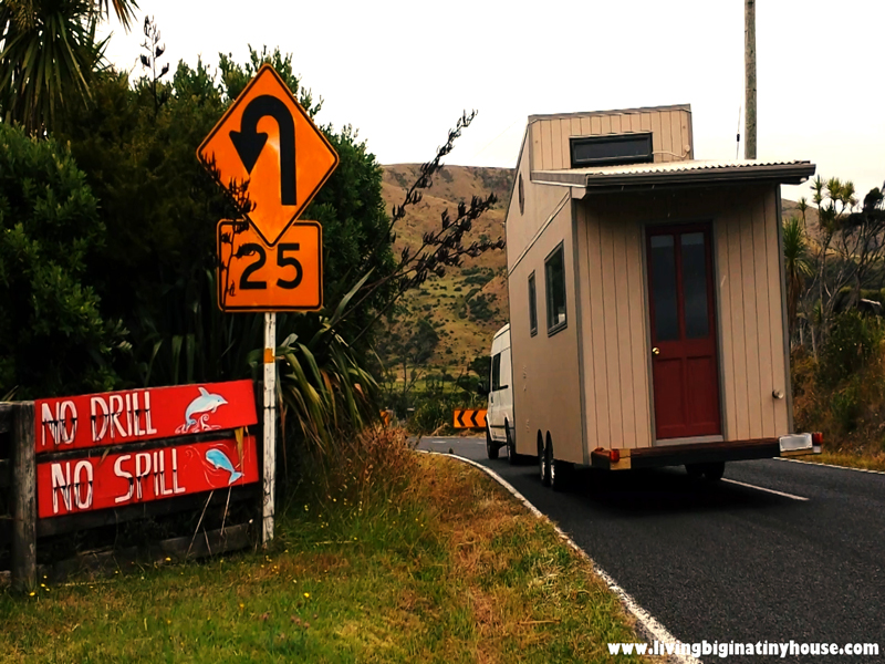 These were narrow, windy roads, but the Tiny House handled them with ease. 