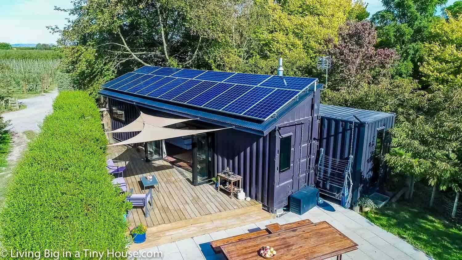 Living big in a tiny house 40ft shipping containers transformed into