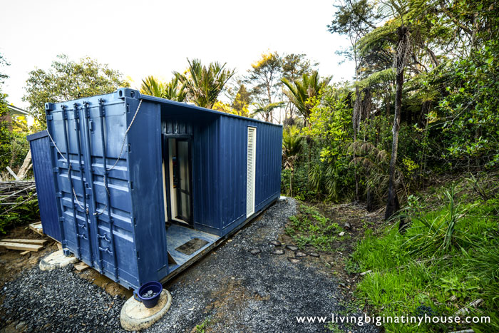 Outside the Container House