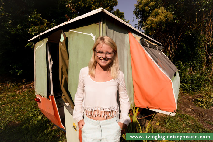 LILY-OUTSIDE-HER-POP-TOP-CAMPER