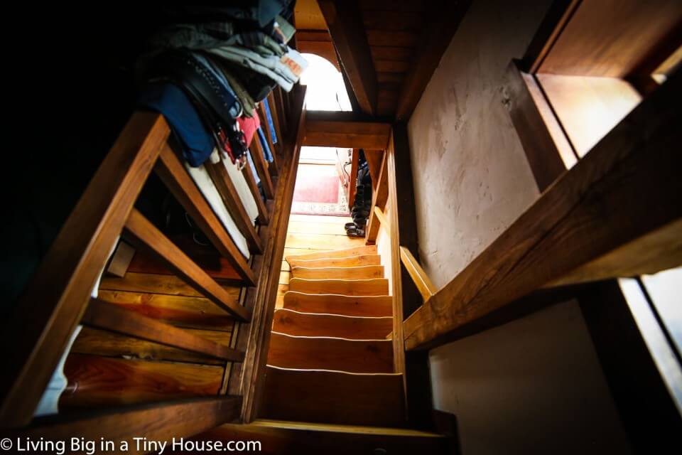 One photo of the staircase.