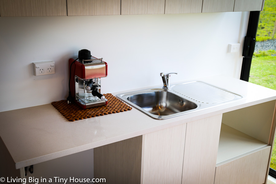 Kitchenette in Shipping Container Home