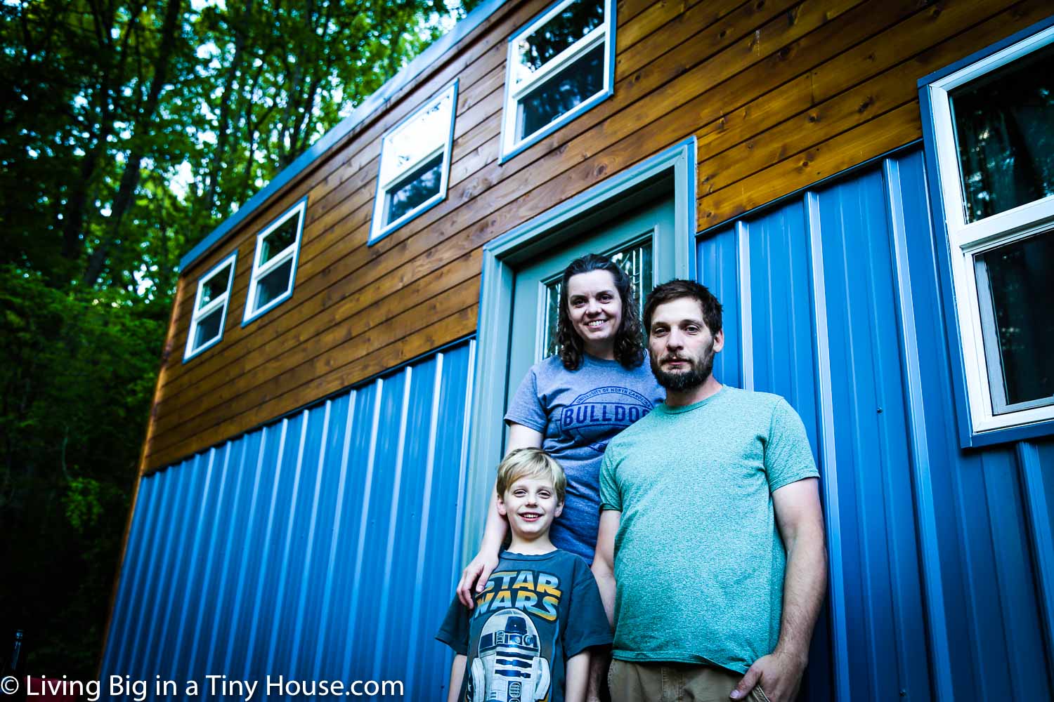 Living Big in a Tiny House - Astounding Tiny House With Downstairs