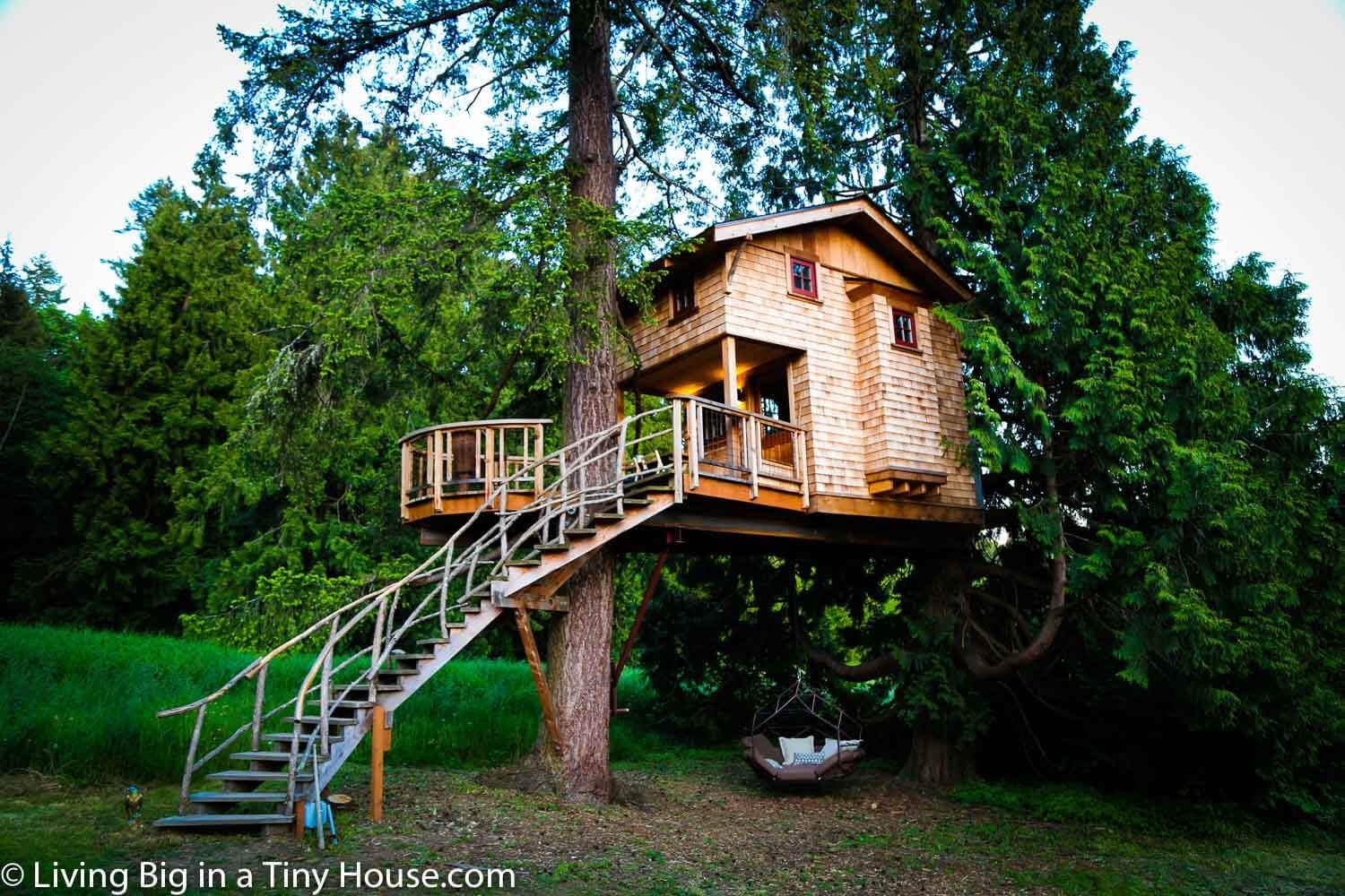 Living Big in a Tiny House Life In The Trees With The Treehouse Masters