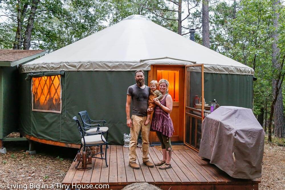 Living Big in a Tiny House - Yurt Life and Permaculture In High Sierra