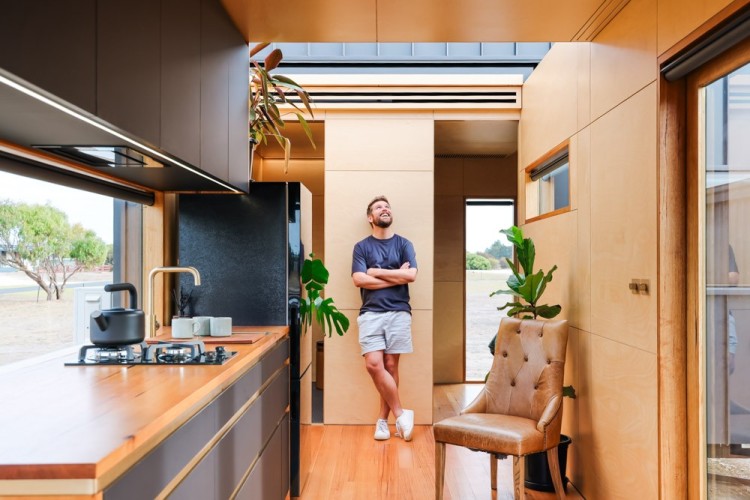 Modern-Minimalist Two-Trailer Tiny Home | A Genius DIY Build That Will Blow Your Mind
