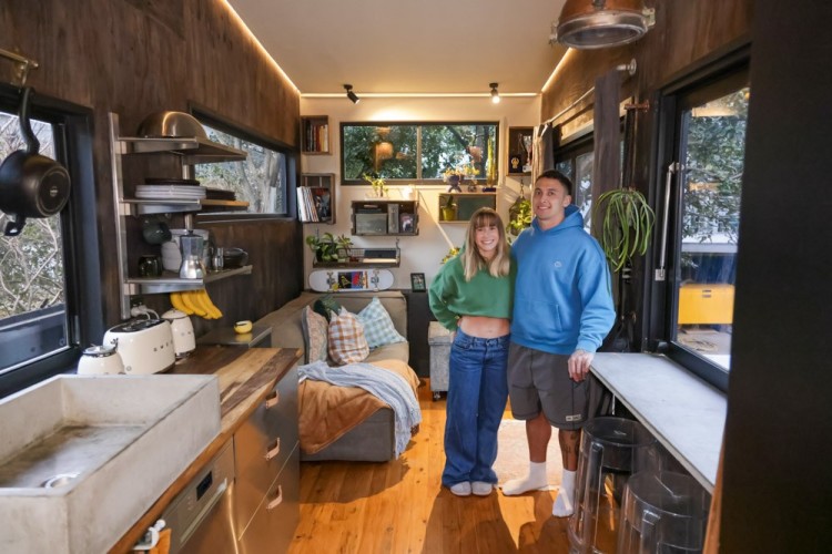 Big City Living In A Modern-Industrial Tiny House