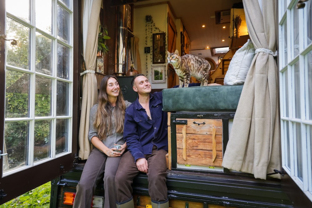 A Timeless Simple Life in Their Beautiful Tiny Home By The River