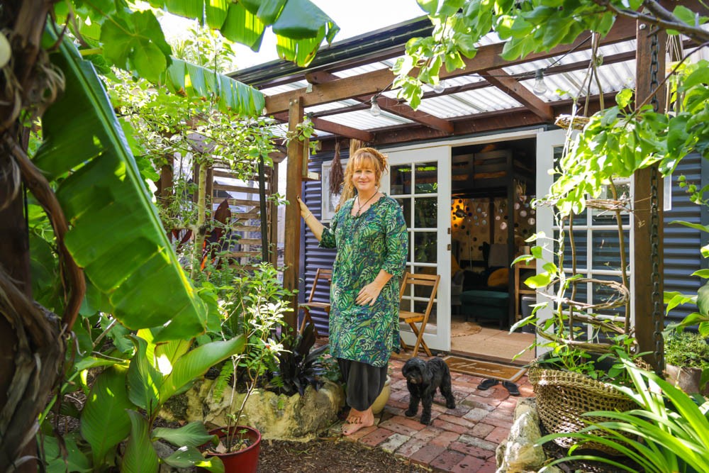 She Built a $20K Tiny Home in an Urban Oasis