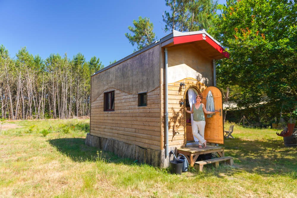 Nomadic Surf Teacher’s Stunning (Legal) €33K Tiny Home in France