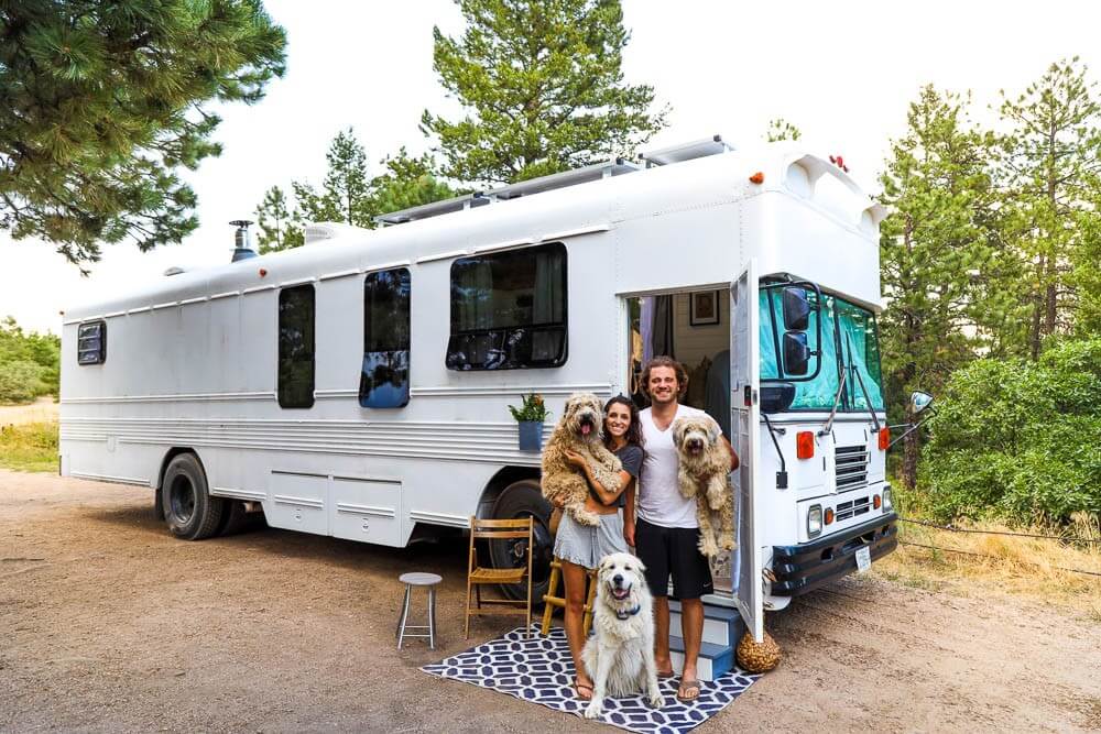Epic Off-The-Grid School Bus Conversion Epic Off-The-Grid School Bus Conversion