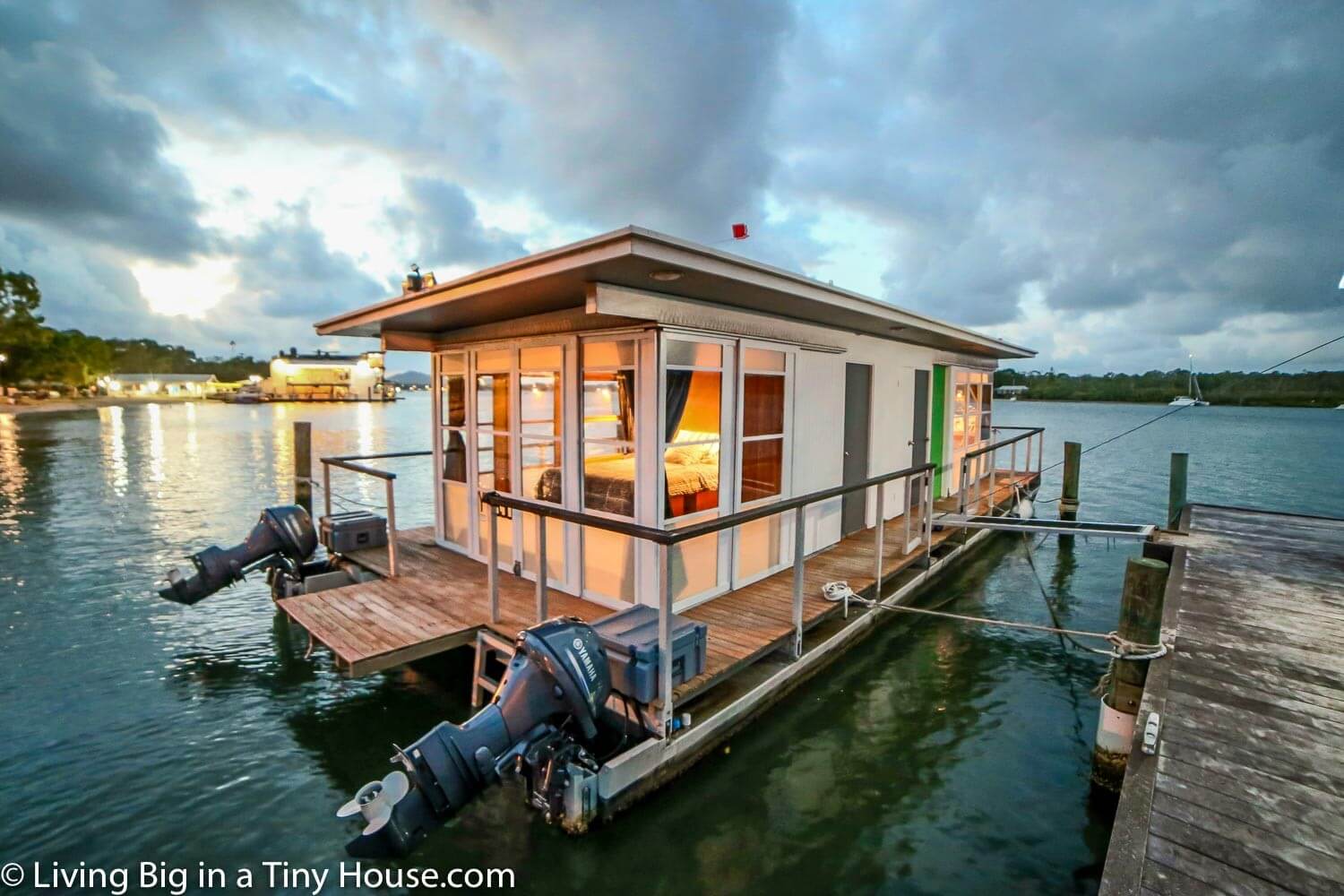 Life On The Water In A Tiny House Boat