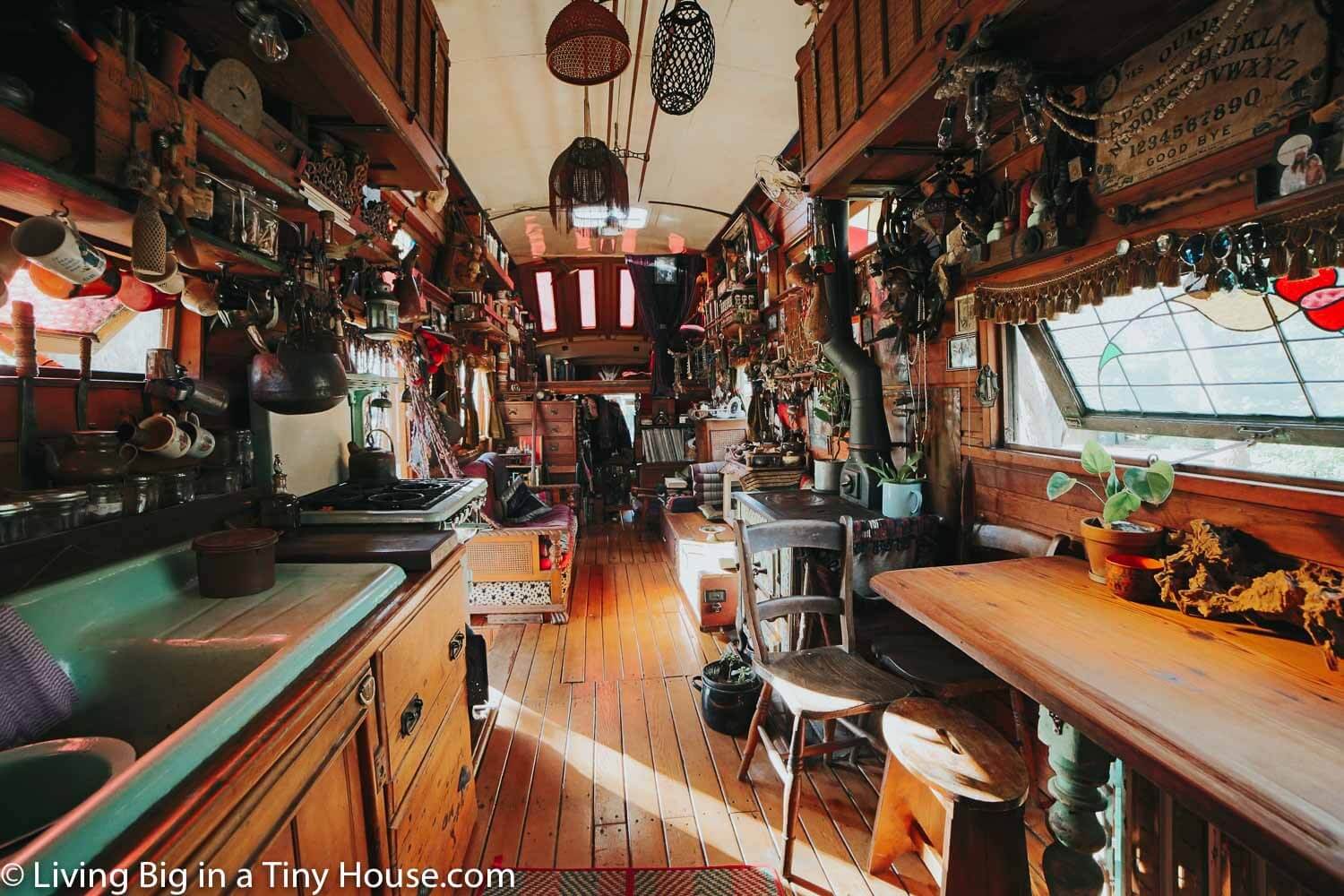 From Trash To Treasure: Amazing School Bus Conversion Using All Reclaimed Materials From Trash To Treasure: Amazing School Bus Conversion Using All Reclaimed Materials