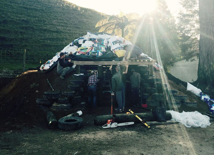 Low-Cost Survival Shelter Earthship