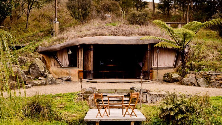 Magical Hobbit-Like Eco Cave House