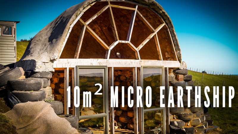 Extraordinary 10m2 Micro Earthship