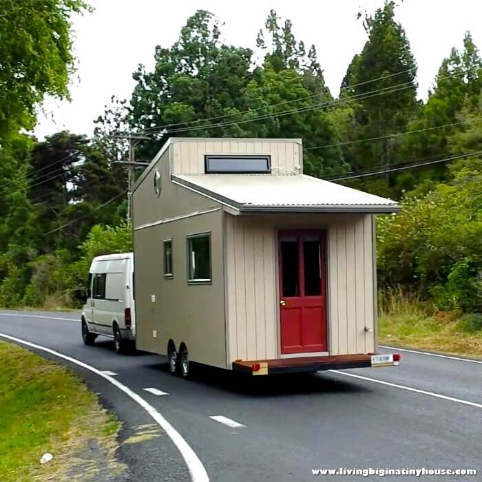 Brett’s Tiny House on the Move