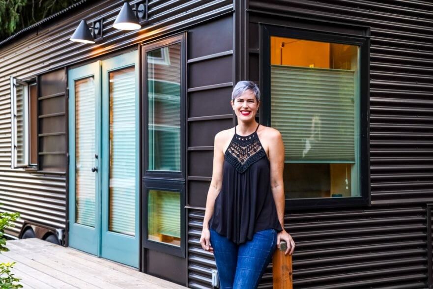 Modern Architecturally Designed Tiny House With Amazing Hidden Shower Modern Architecturally Designed Tiny House With Amazing Hidden Shower