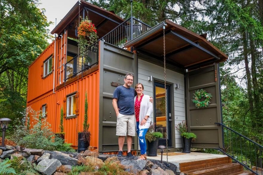 Couple Build Amazing Shipping Container Home For Debt-Free Living