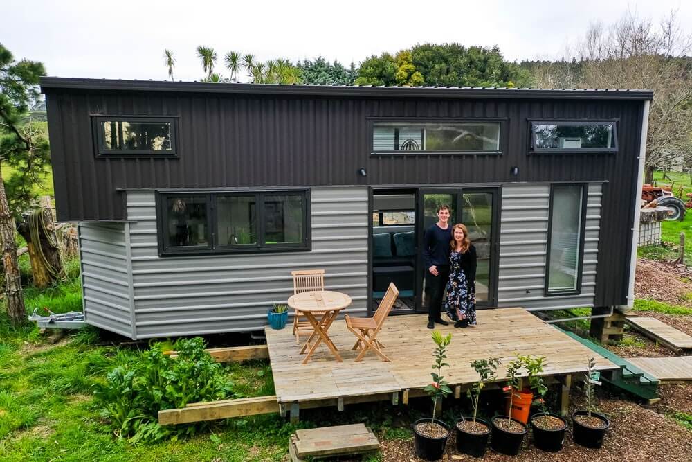 Young Couple Climb Onto The Housing Ladder With Incredible Tiny Home Young Couple Climb Onto The Housing Ladder With Incredible Tiny Home