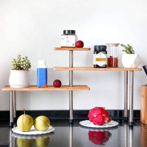 Bamboo Countertop Organizer