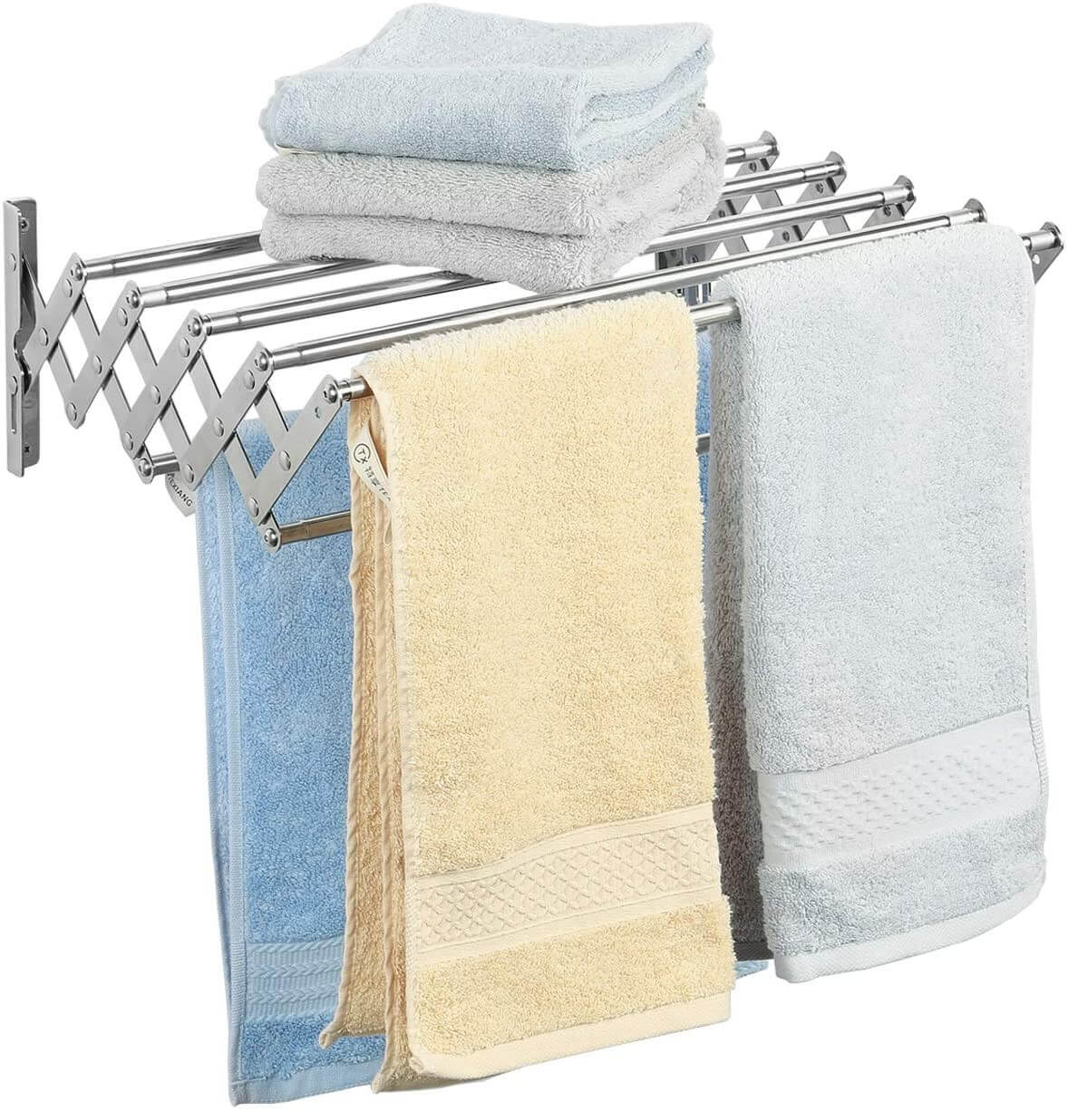 Space Saving Towel Rack