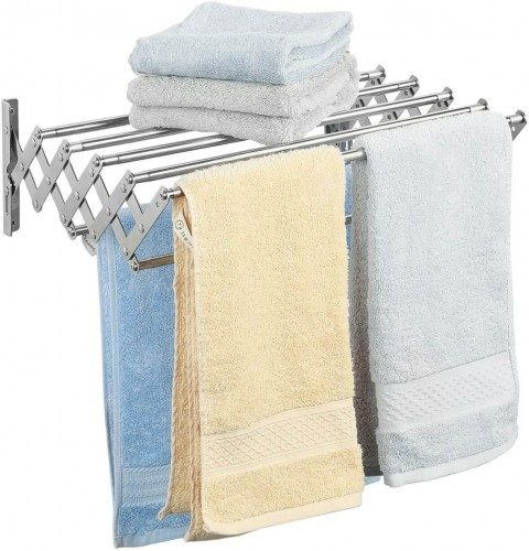 Space Saving Towel Rack