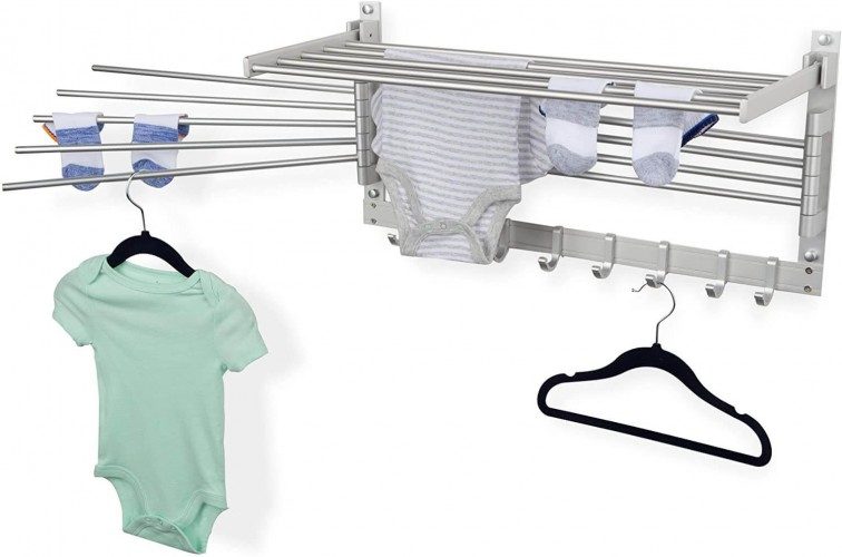 Wall Mounted Clothes Drying Rack