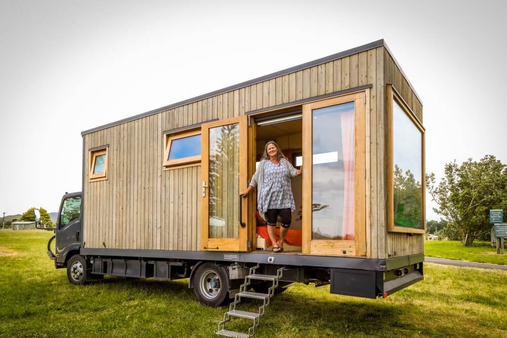 Solo Female Traveller’s Incredible Off-Grid Tiny House Truck