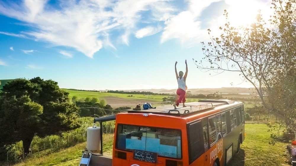 Yoga Teachers Build Amazing House Bus & Mobile Studio