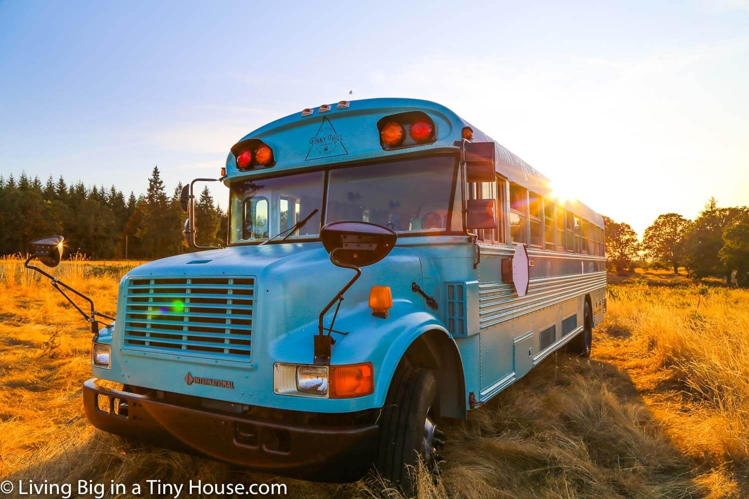 custom school bus interior